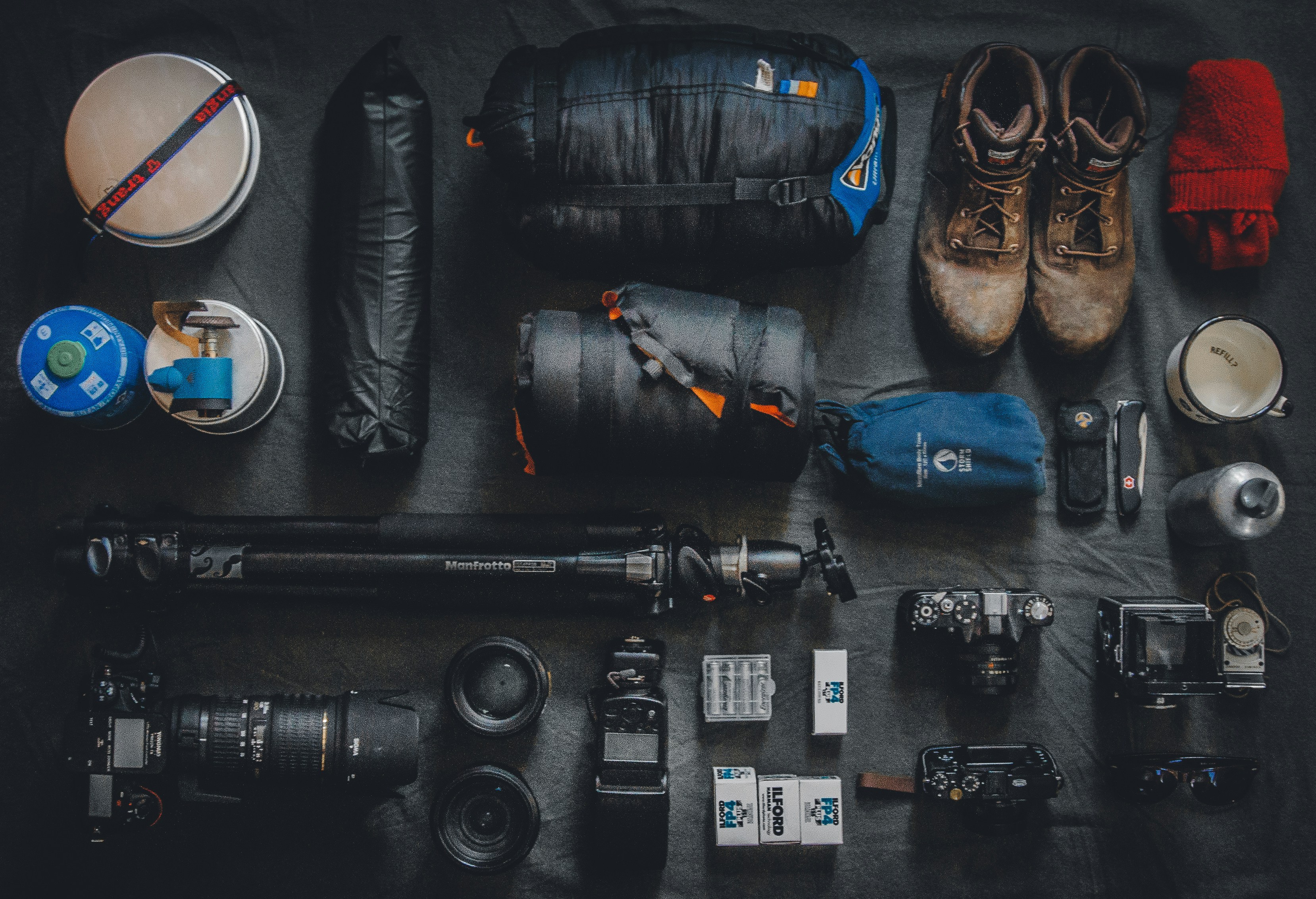 Outdoor equipment showcase